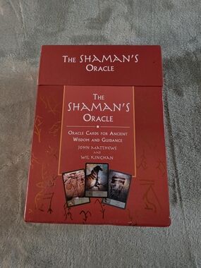 EUC- The Shaman's Oracle Card Deck - 52 Cards With Guidebook And Chart